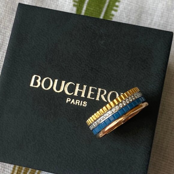 Boucheron Quatre Blue Ring - Picture 5 of 7